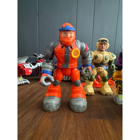 Imaginext Rescue Heroes Action Figures & Vehicle Lot - Picture 8 of 10